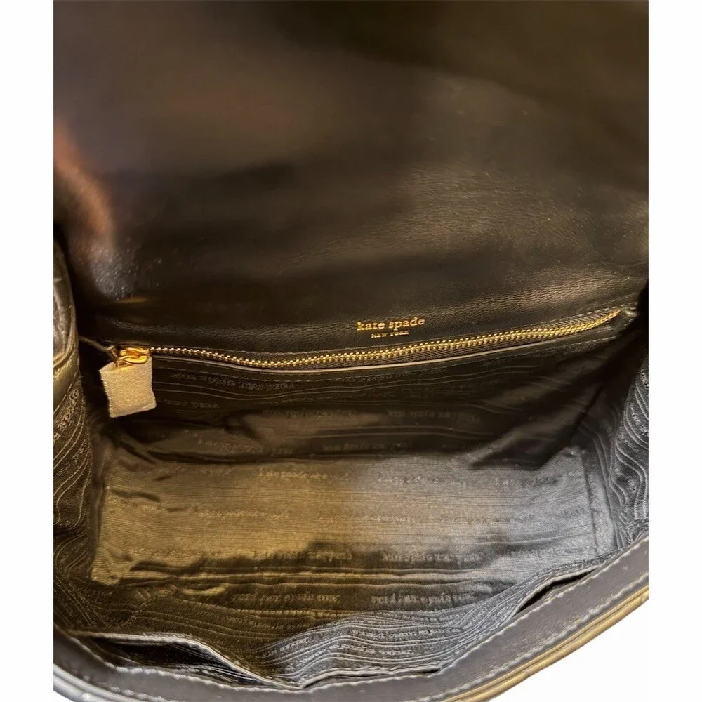 Kate Spade Medium Evelyn Black Quilted Shoulder Bag NWT